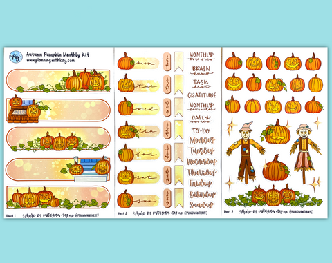 Autumn Pumpkin Monthly Kit