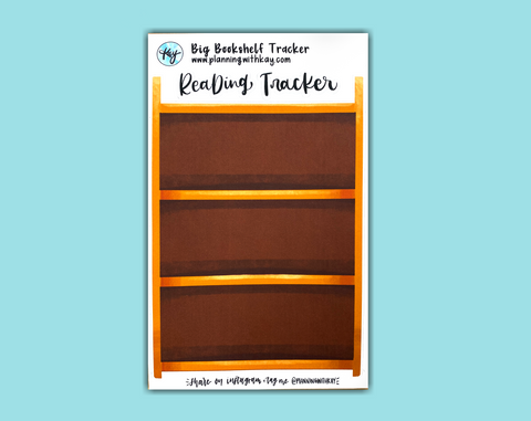 DIGITAL DOWNLOAD Big Bookshelf Tracker