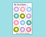 DIGITAL DOWNLOAD Circles and Sparkles (12 colors available!)