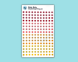 DIGITAL DOWNLOAD Date Dots (6 color variations!)