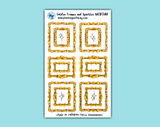 DIGITAL DOWNLOAD Golden Frames and Sparkles