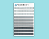 DIGITAL DOWNLOAD Horizontal Washi Strips (8 colors available!)