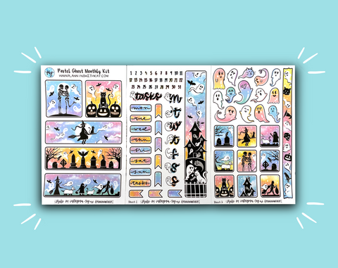 Twenty Twenty One New Years Monthly Kit Digital Printable Planner Stic –  Plannerologystudio