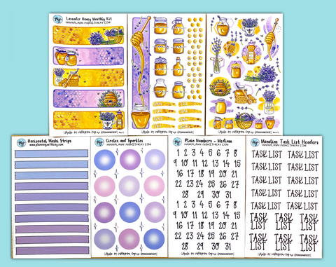 Lavender Essential Sticker Bundle