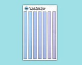 DIGITAL DOWNLOAD Vertical Washi Strips (8 colors available!)