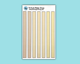 DIGITAL DOWNLOAD Vertical Washi Strips (8 colors available!)