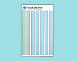 DIGITAL DOWNLOAD Vertical Washi Strips (8 colors available!)