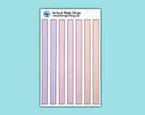 DIGITAL DOWNLOAD Vertical Washi Strips (8 colors available!)