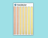 DIGITAL DOWNLOAD Vertical Washi Strips (8 colors available!)